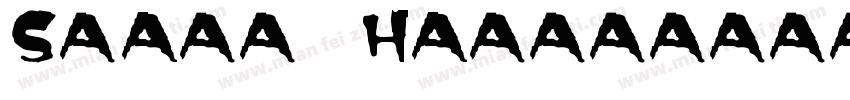 Scary Halloween字体转换